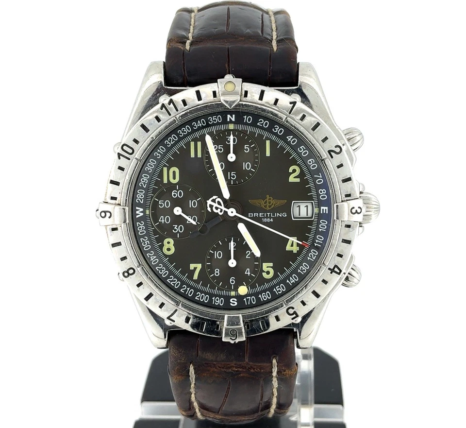 Breitling Chronomat Longitude GMT 40mm Automatic Chronograph Watch A20048 *READ* - image 1 of 4