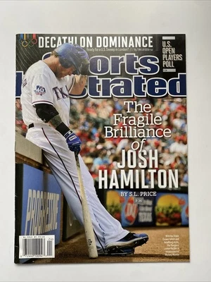 Бейсбольный мяч JOSH HAMILTON Sports Illustrated Texas Rangers MVP All Star World Serie - Изображение 1 из 2