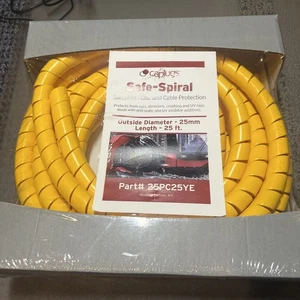 Caplugs SPPC Series – Safeplast Pre-Cut Spiral Wrap, Hose & Cable Protector, ... - Afbeelding 1 van 2