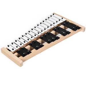 Kinder 27 Noten Glockenspiel Xylophon Aluminium Musikinstrument mit Tasche - Bild 1 von 6