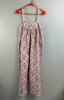 维多利亚的秘密花卉长裙睡衣 Cottagecore Prairie 棉 SM 金色标签 — 第 1/4 张图片