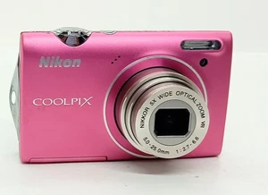 Nikon COOLPIX S5100  12.2 MP  Digital Camera Pink 5x Zoom - Picture 1 of 9