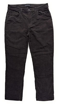 Pantalones de mezclilla Monfrere para hombre Brando talla 34x28 terciopelo ajustados elásticos marrones hechos en EE. UU. Foto 1 de 4