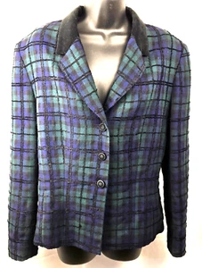 VTG Pendelton Classic Jacket Plain Wool Size 12 Career Old Money Equestrian READ - Picture 1 of 24