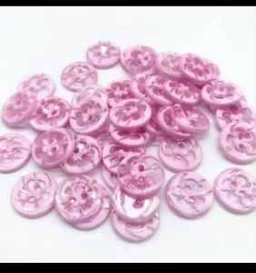 15mm Pink Buttons Candy colour for crafts diy clothing lot of 10 - Picture 1 of 1