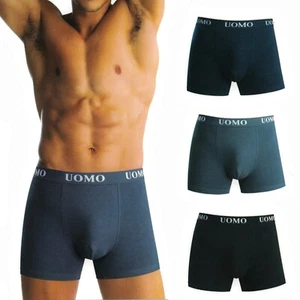 PACK BOXER UOMO IN COTONE VITA BASSA IN TRE COLORAZIONI VARIE TAGLIE F-1012 - Foto 1 di 3