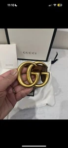 Gucci GG Marmont Brown Leather Belt 4cm Size 75 - Picture 1 of 7