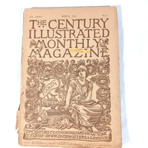The Century Magazine March 1887 CA camping French sculptures Europe Cathedrals - Imagen 1 de 15
