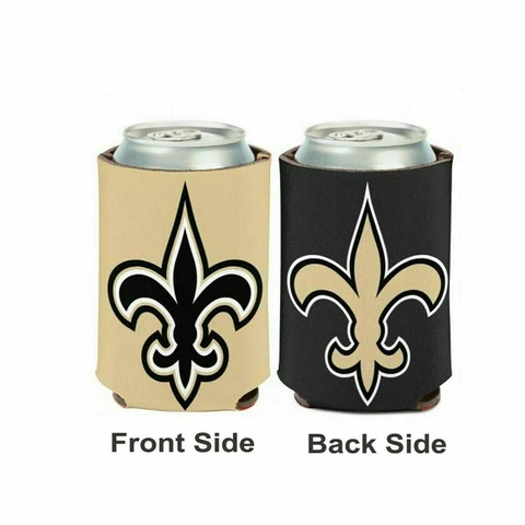 New NFL New Orleans Saints Football League Licensed Can Cooler Drink Cooler Cover