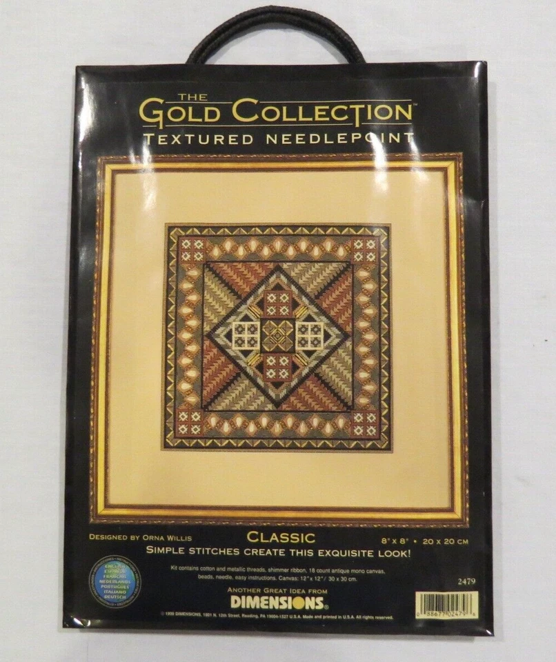 Dimensions GOLD Collection "CLASSIC" Textured Needlepoint Kit 2479 Brand NEW!! - Image 1 of 4