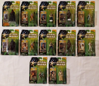 STAR WARS - LOTTO DA 12 PEZZI HASBRO - PERSONAGGI STAR WARS  COLLECTION 1 - Immagine 1 di 4