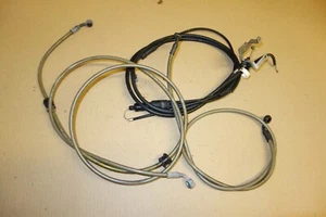 Peugeot Speedfight 2 100cc scooter moped brake lines and throttle cable lot - Picture 1 of 7