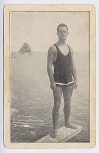 1922 Catalina CA Tiefseetaucher Vintage Badeanzug Ed Harrison Postkarte - Bild 1 von 1