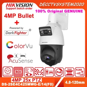 NEW Hik PTZ DS-2SE4C425MWG-E/14(F0) ColorVu+IR 4MP 25x ZOOM PoE IP Camera - Picture 1 of 19