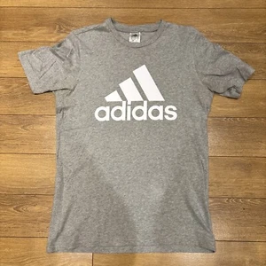ADIDAS Mens Grey Short Sleeve T-Shirt S - Picture 1 of 2