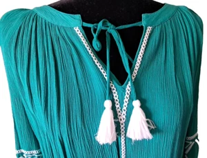 20 Lane Bryant GRÜN BOHO Tunika - Bild 1 von 8
