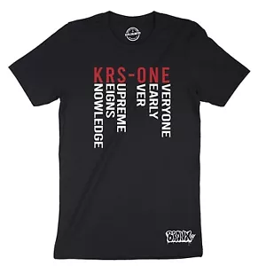 Herren Design Grafik KRS Knowledge Reigns The Bronx Hip Hop Rap T-Shirts - Bild 1 von 3