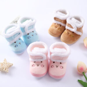 Soft Sole Winter Slippers Boots Socks Shoes Infant Girls Boys Warm Toddler Baby