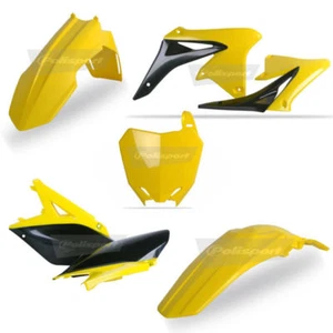 Polisport Set Plástico Completo MX Cross Amarillo OEM 17 Suzuki Rmz 250 - Imagen 1 de 1