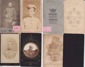 Soldat allemand circa 1880 Deutsche Soldaten  photo sur carton 4/801 - Imagen 1 de 1