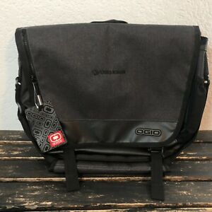 Ogio Laptop Messenger Bag Black Carry Shoulder Tech Business Travel Padded 12"