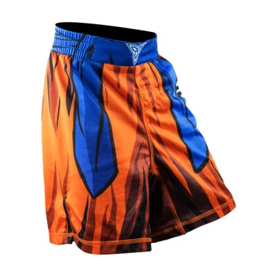 Pantalones Cortos de Lucha Dragonball Goku MMA Kick Boxing Lucha - Tallas Adu y Jóvenes Foto 1 de 3