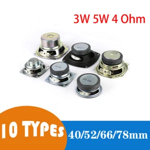 Mini Audio Lautsprecher 3W 5W 10W 4 Ohm 40/52/66/78mm Kleinlautsprecher - Bild 1 von 12