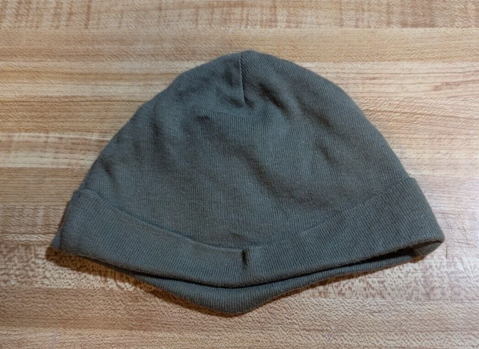Gerber Baby Boy Size Newborn 100 Percent Cotton Olive Green Crib Cap - Image 1 of 1