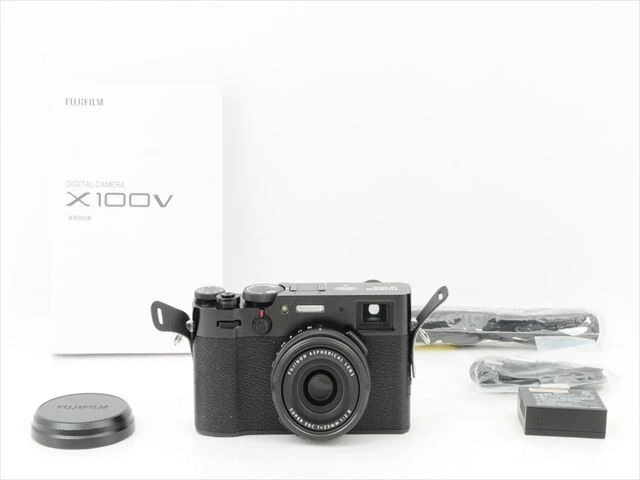 Fujifilm X100V Black 26.1MP Shutter count 1800 Near Mint #23056E - Image 1 of 4