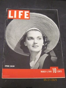 # Life Magazine 1940 March 4 Spring Sailor The Drunkard Picasso Jarmila Novotna - Picture 1 of 2