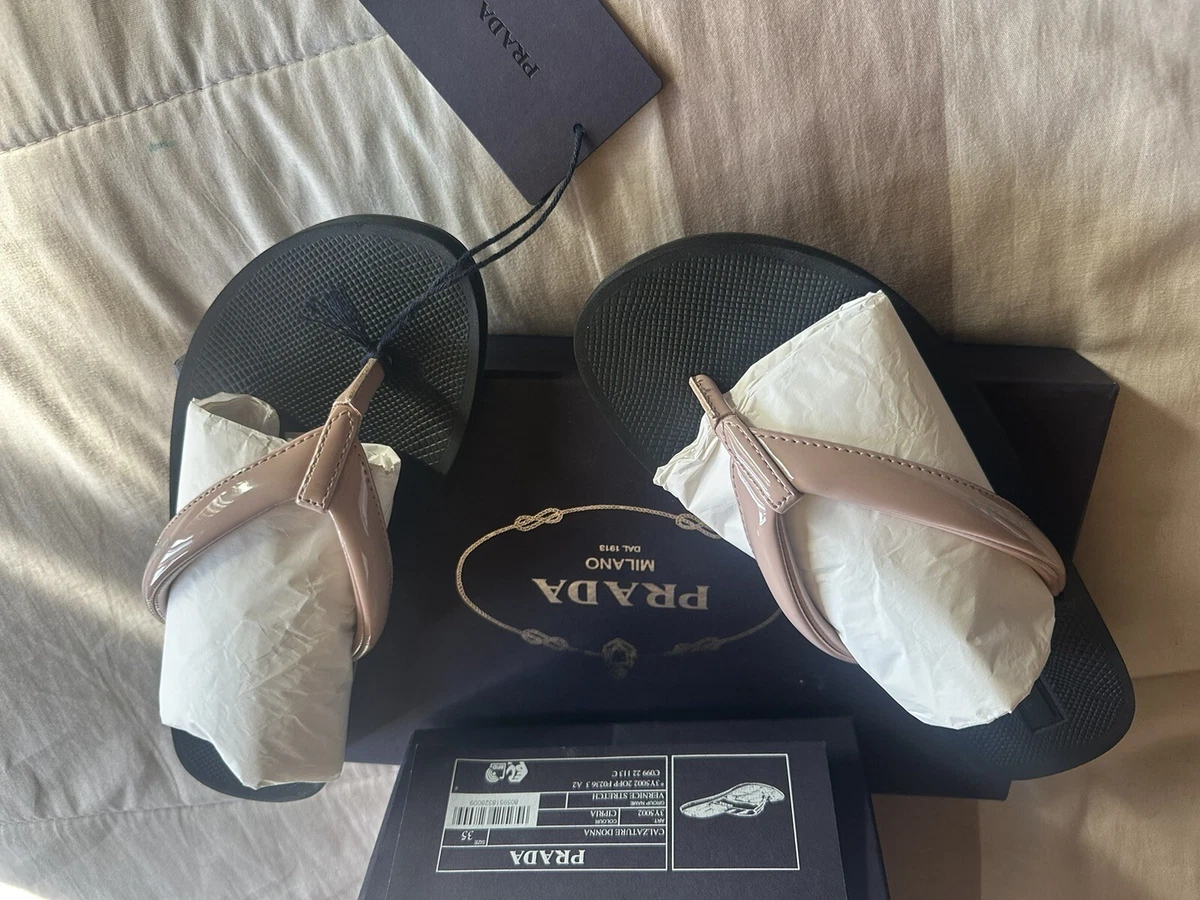 PRADA ＣＡＬＺＡＴＵＲＥ　ＤＯＮＮＡ レディースサンダル Prada “Calzature Donna” Sandals | eBay