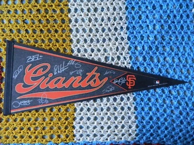 San Francisco Giants Signed Pennant Brian Wilson - Image 1 of 4