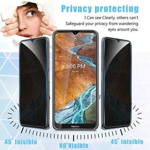 Privacy Screen Protector For Nokia G400 X100 G300 G10 G20 G50 C10 G21 C21 G11 - Picture 1 of 6