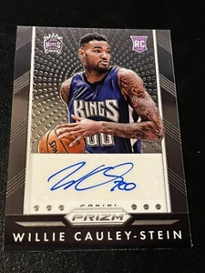 2015-16 PANINI PRIZM WILLIE CAULEY-STEIN ROOKIE AUTO RC #P-WCS KINGS Chrome - Picture 1 of 2