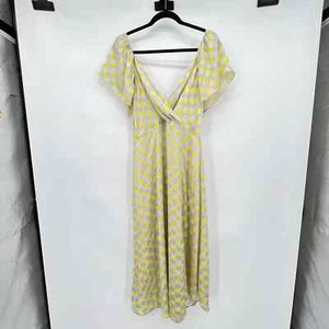 Zara Satin Polka Dot Midi Dress Women's Size Medium - Picture 1 of 6