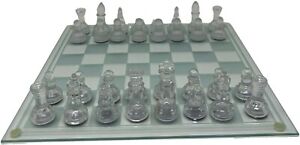Classic Game Premium Glass Chess Set Board Game