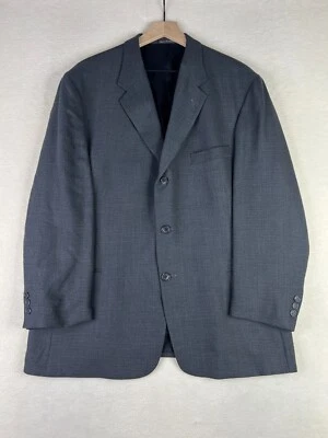Blazer Pierre Cardin Para Hombre 44S Corto Gris 3 Botones Traje Chaqueta Lana Worsted Foto 1 de 4
