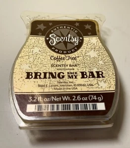 Scentsy COFFEE TREE Wax Bar Fragrance Melt 3.2 fl oz RARE Bring Back My Bar NIB - Picture 1 of 5