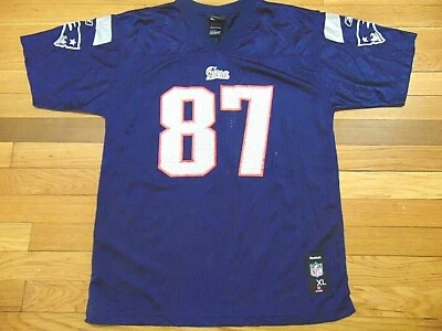 CAMISETA DE COLECCIÓN REEBOK NFL PATRIOTAS DE NUEVA INGLATERRA ROB GRONKOWSKI TALLA JUVENIL XL (18-20) Foto 1 de 4