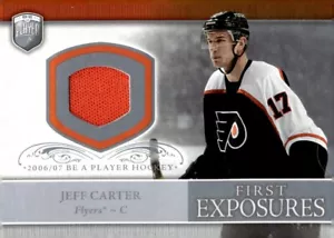 2006-07 Be A Player Portraits First Exposures #FEJC Jersey Jeff Carter Flyers - Bild 1 von 2