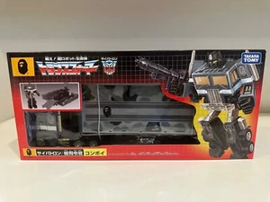 G1 Takara Tomy Transformers A Bathing Ape Gray Bape Optimus Prime MIB Unused - Picture 1 of 16