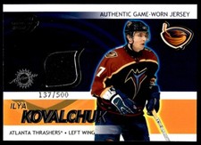 2002-03 PACIFIC SUPREME JERSEY /500 Ilya Kovalchuk Atlanta Thrashers #5