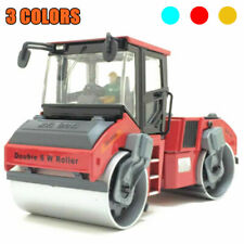 Alloy 1:50 Steel Wheel Vibratory Road Roller Blue Yellow Kids Toys Diecast Model