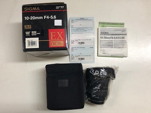 Sigma 10-20 mm f4-5.6 EX DC for SLR Cameras with 4/3rd Mount (NEW)