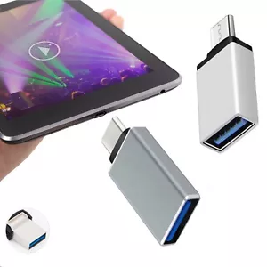 OTG Adapter USB-C to USB 3.0 Plug for Samsung Galaxy Tab S7, S7+, A7, S6, S5 - Picture 1 of 3