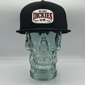 New Dickies Workwear Trucker Hat Black Mesh Adjustable Snap back Cap - Picture 1 of 8