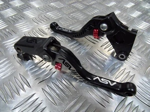 Kawasaki Ninja ZX6R 600 ZX10R ASV C5 Palancas cortas de freno y embrague 2006 a 2016 - Imagen 1 de 10