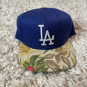 LA Dodgers Snapback American Needle Cooperstown Collection Island Floral - Picture 1 of 6