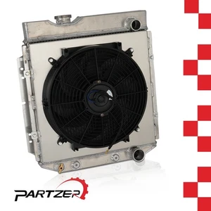 3 ROW ALUMINUM RADIATOR FOR 1963-65 FORD MUSTANG 1964-1966 FALCON COMET AT V8 - Bild 1 von 12