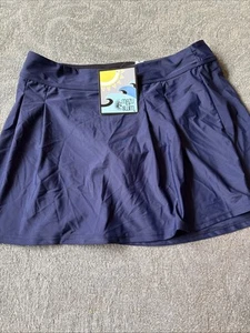Mazu High Waist Schwimmrock Neu mit Etikett in Solid Navy. Größe 18W. - Bild 1 von 8